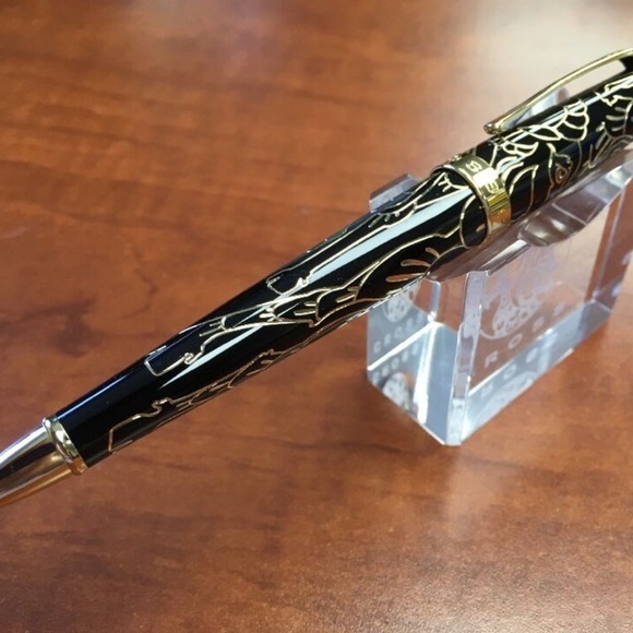 NIB Cross Sauvage 2015 Year Of The Goat Moonlit Black Lacquer Ballpoint Pen - Picture 12 of 12
